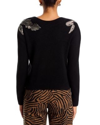 Veronica Beard Saelith Embellished Sweater