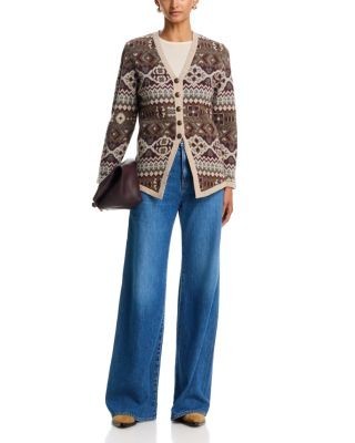 Veronica Beard Chamberly Wool Blend Cardigan