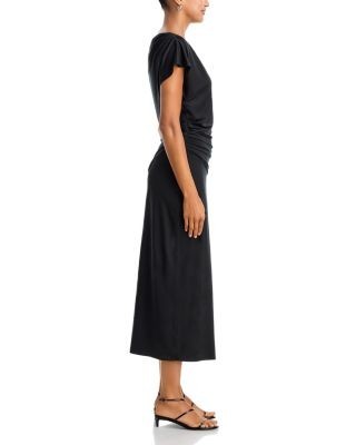 Veronica Beard Lila Draped Midi Dress