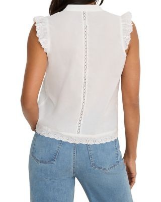 Nic+Zoe French Frill Top