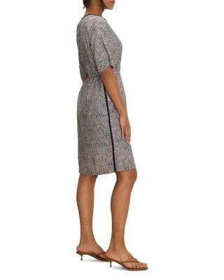 Nic+Zoe Sun Speckle Devon Trimmed Dress