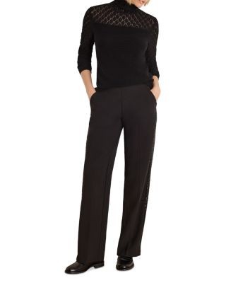 Nic+Zoe Knit Lace Sweater