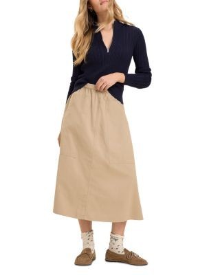 Nic+Zoe Half Zip Ribbed Sweater