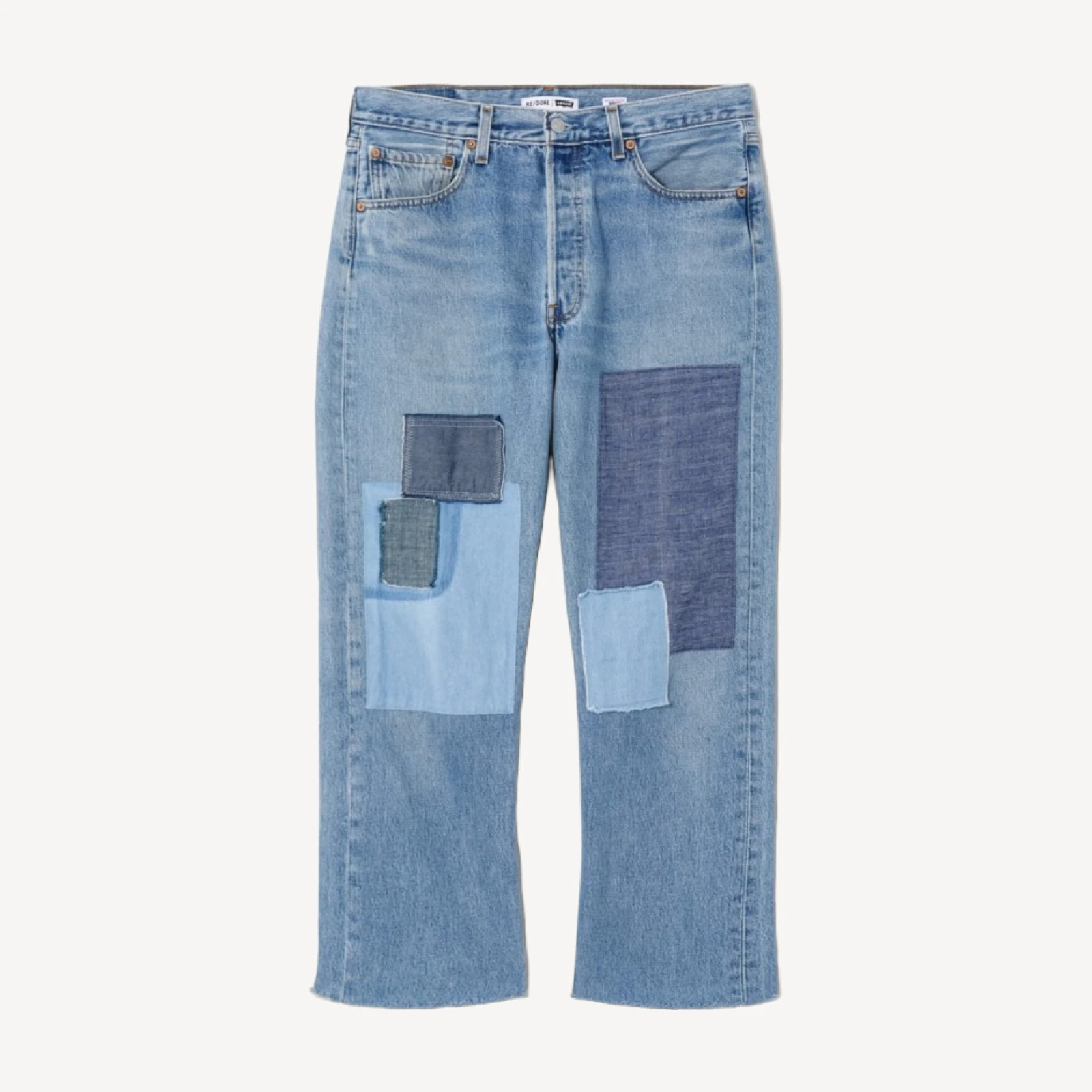 Levi's Patchwork Boyfriend Jean - Assorted Indigos
