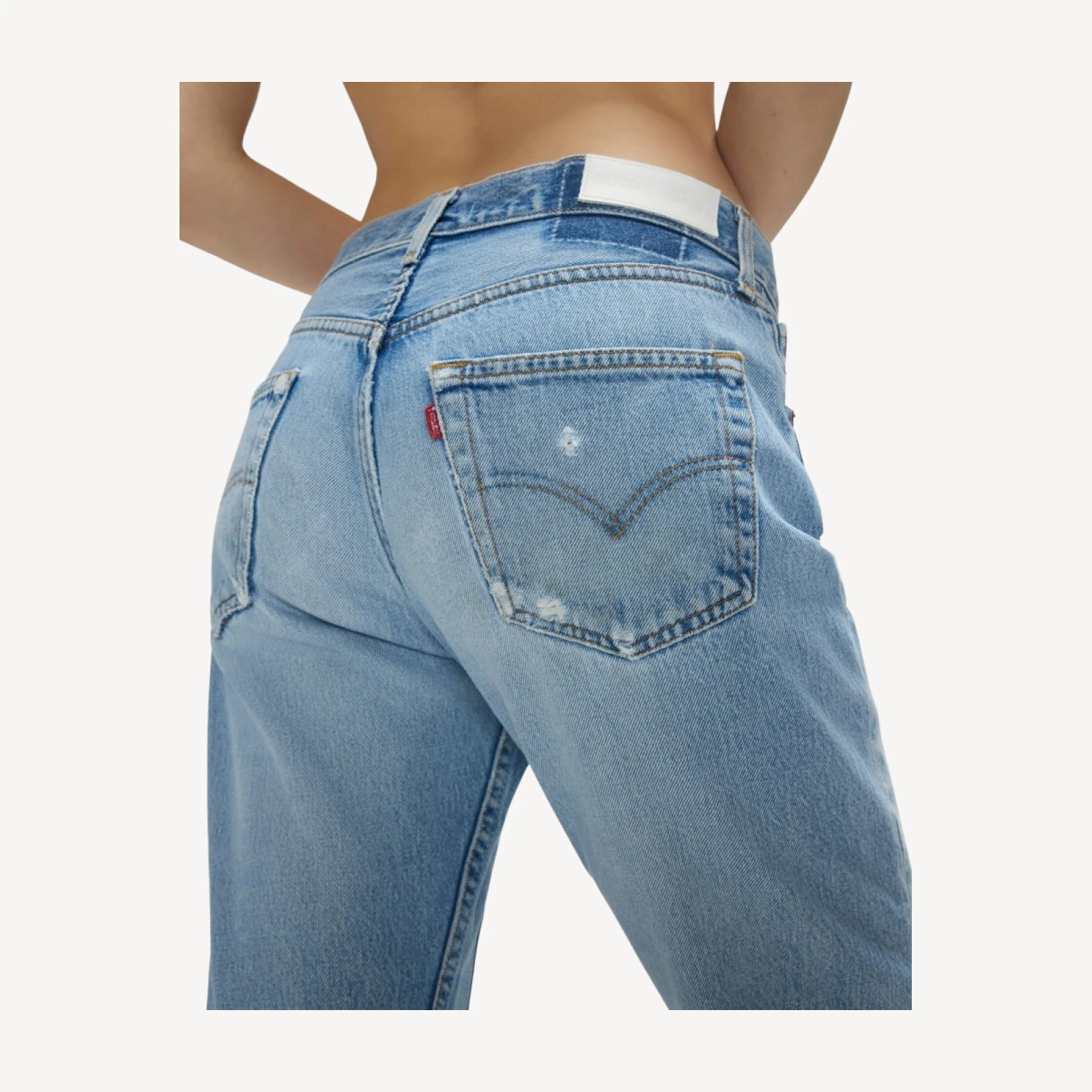 Levi's Patchwork Boyfriend Jean - Assorted Indigos