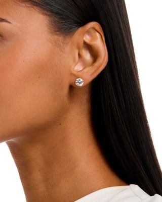 Bloomingdale's Fine Collection Certified Lab Grown Diamond Tulip Setting Stud Earrings in 18K Yellow Gold, 3.0 tcw