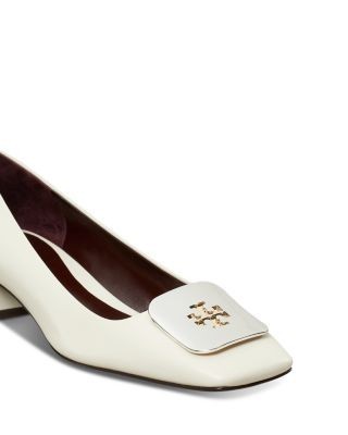 Tory Burch Women's Georgia Square Toe Embellished Pumps