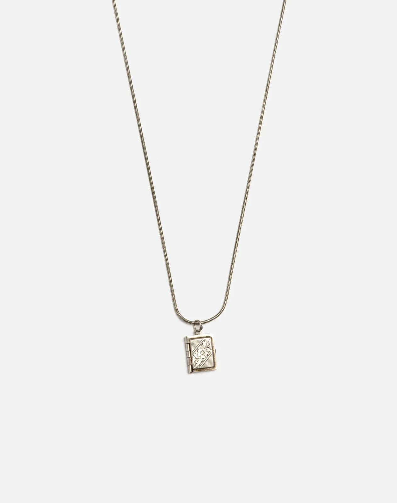 RE/DONE Vintage | 70s Sterling Locket Necklace