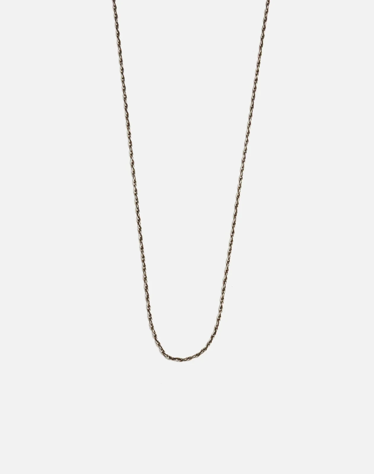 RE/DONE Vintage | 70s Sterling Silver Rope Chain with Hook
