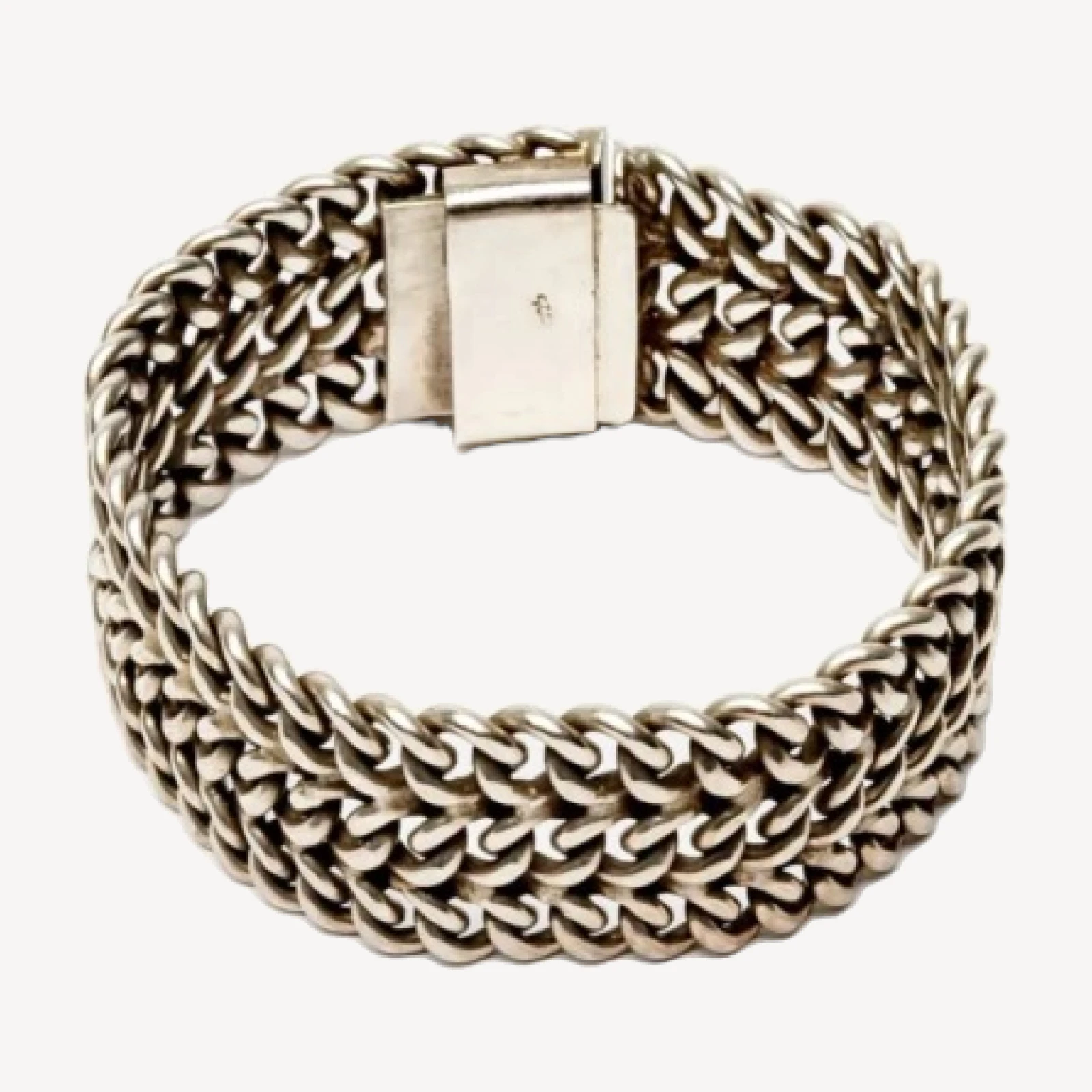 RE/DONE Vintage | 70s Braided 3 Row Chain Bracelet