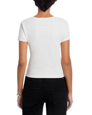 Mother The Itty Bitty Cotton Ringer Tee