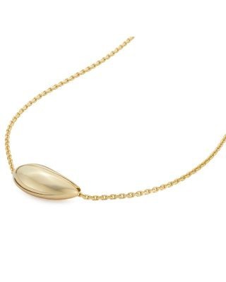 Tory Burch Wave Pendant Necklace, 15-17