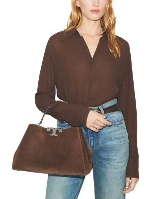 Tory Burch Eleanor Leather Satchel