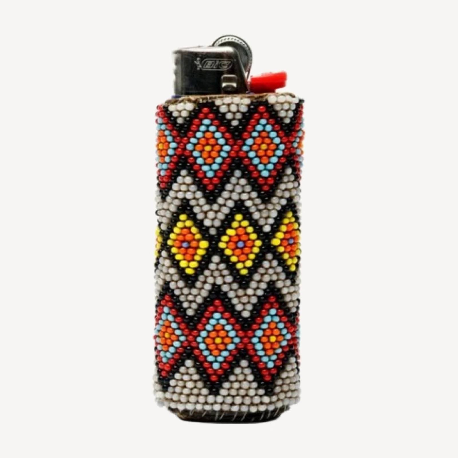 70s Beaded Lighter Case -#22
