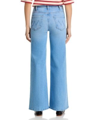 Mother The Hustler Roller Sneak High Rise Jeans in Room Service
