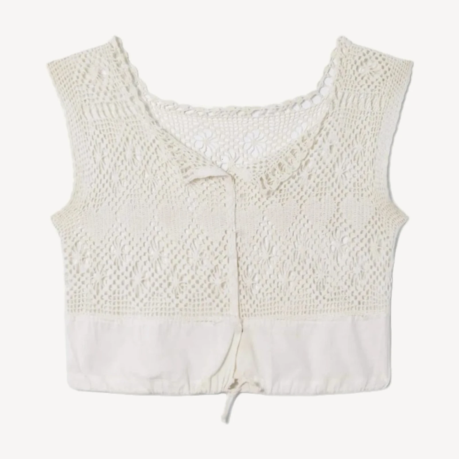 RE/DONE Vintage | 1910s Corset Cover Top