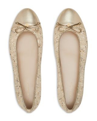 Tory Burch Women's Sequined Cap Toe Ballet Flats