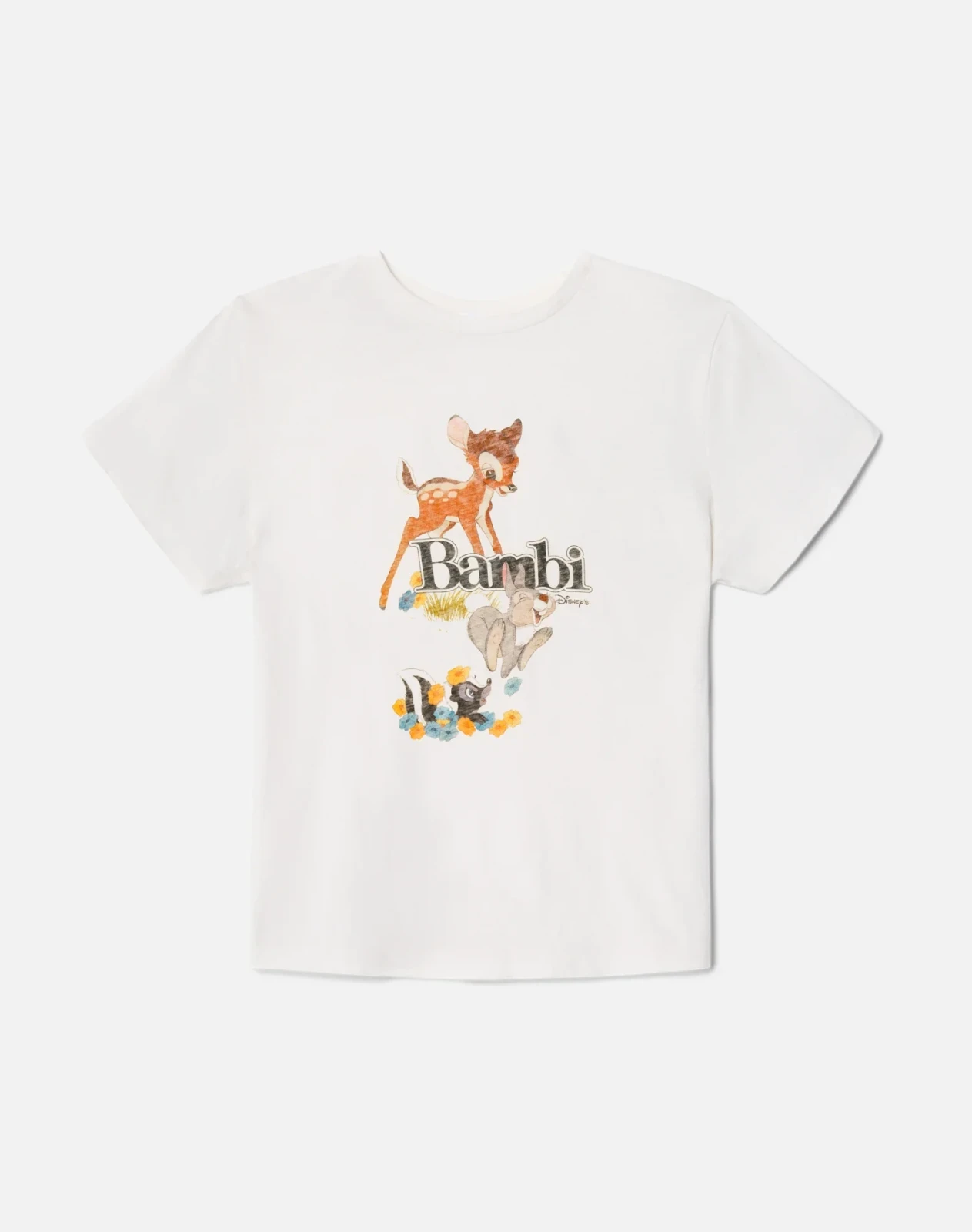 Classic "Bambi" Tee - Vintage White