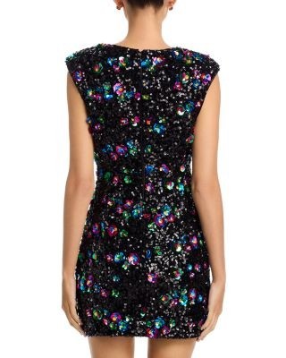 Ramy Brook Lacey Sequined Mini Dress