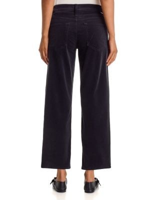 Mother The Newbie Mid Rise Ankle Straight Jeans in Beluga