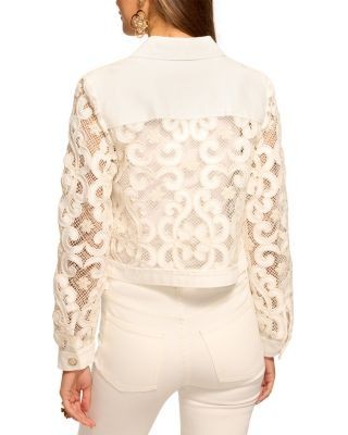 Ramy Brook Sapphire Embroidered Jacket