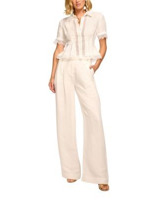 Ramy Brook Linen Blend Oscar Pants