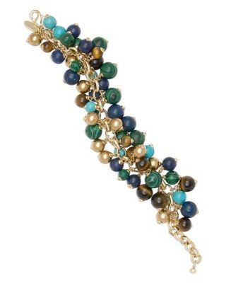Ramy Brook Sienna Mixed Stone Shaky Bead Statement Bracelet