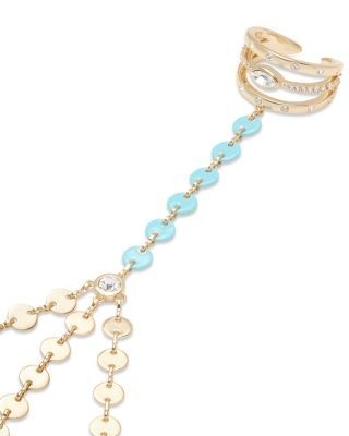 Ramy Brook Saruti Crystal & Color Disc Hand Chain