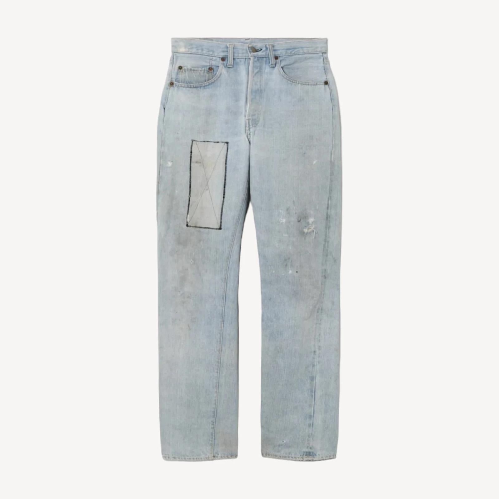 80s Repaired Selvidge Levi's 501 -#118