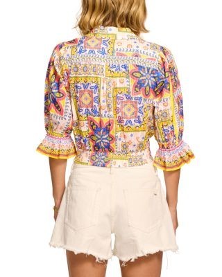 Ramy Brook Zola Cropped Blouse