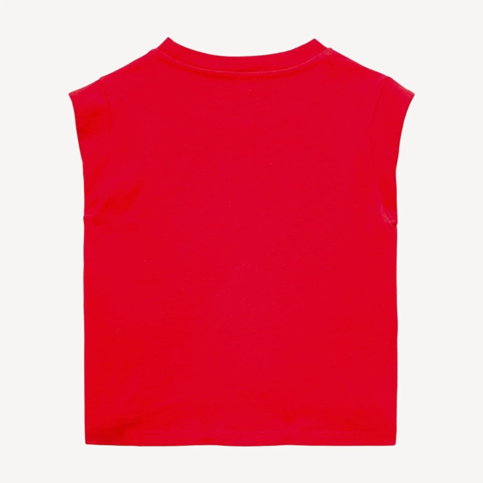 Girls' eyelet muscle tank top