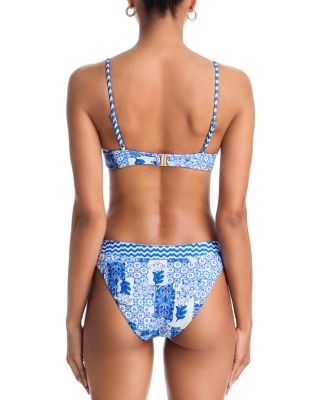 Ramy Brook Printed Mona Bikini Top