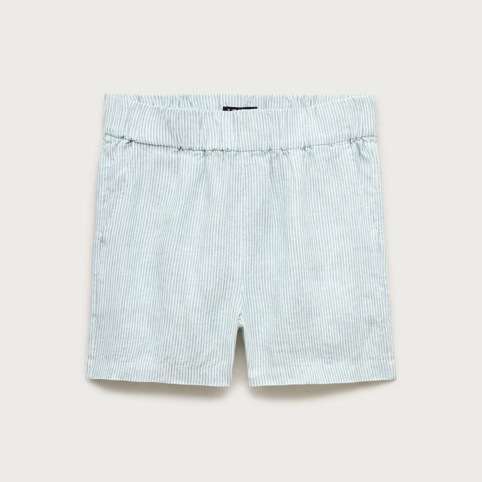 Tropez short in linen stripe