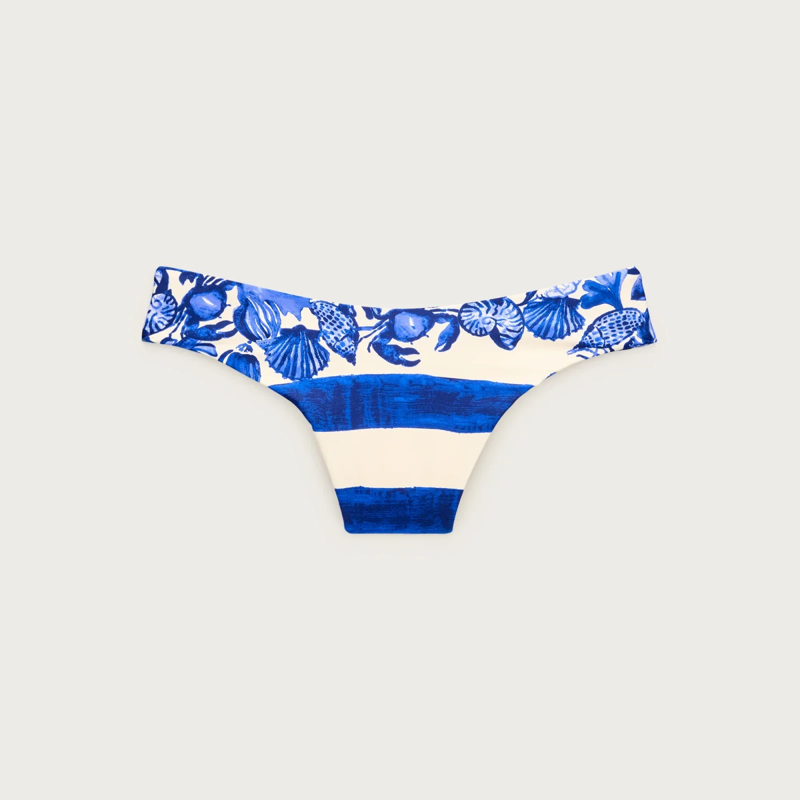 Sunny bikini bottom in lobster & seashell Classic Sculpt™