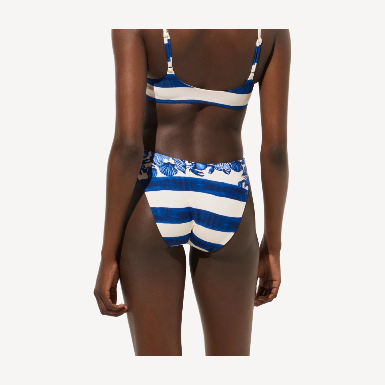 Sunny bikini bottom in lobster & seashell Classic Sculpt™