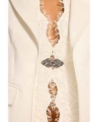 Ramy Brook Adela Lace Trim Blazer, photo 4