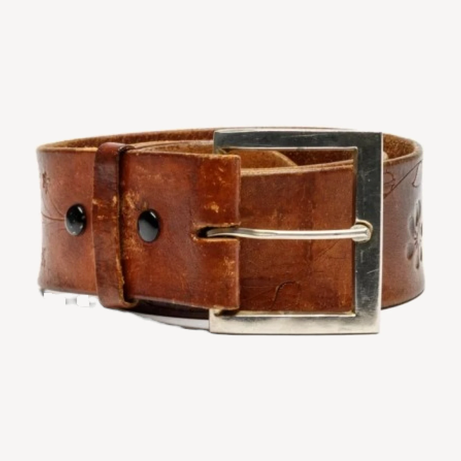 RE/DONE Vintage | 70s Tooled Leather Belt