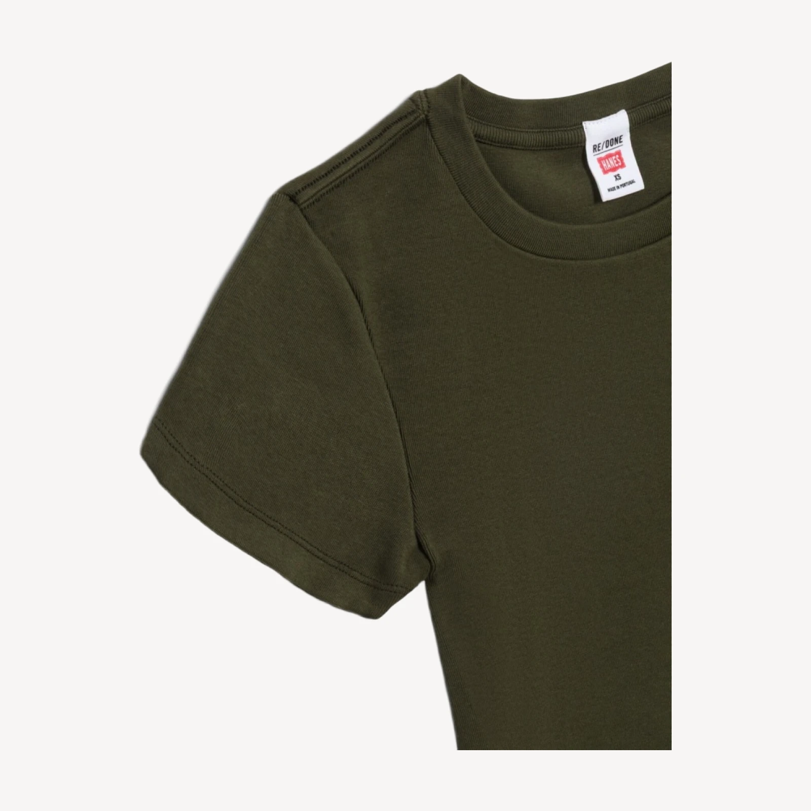 Hanes 60s Slim Tee - Olive Branch