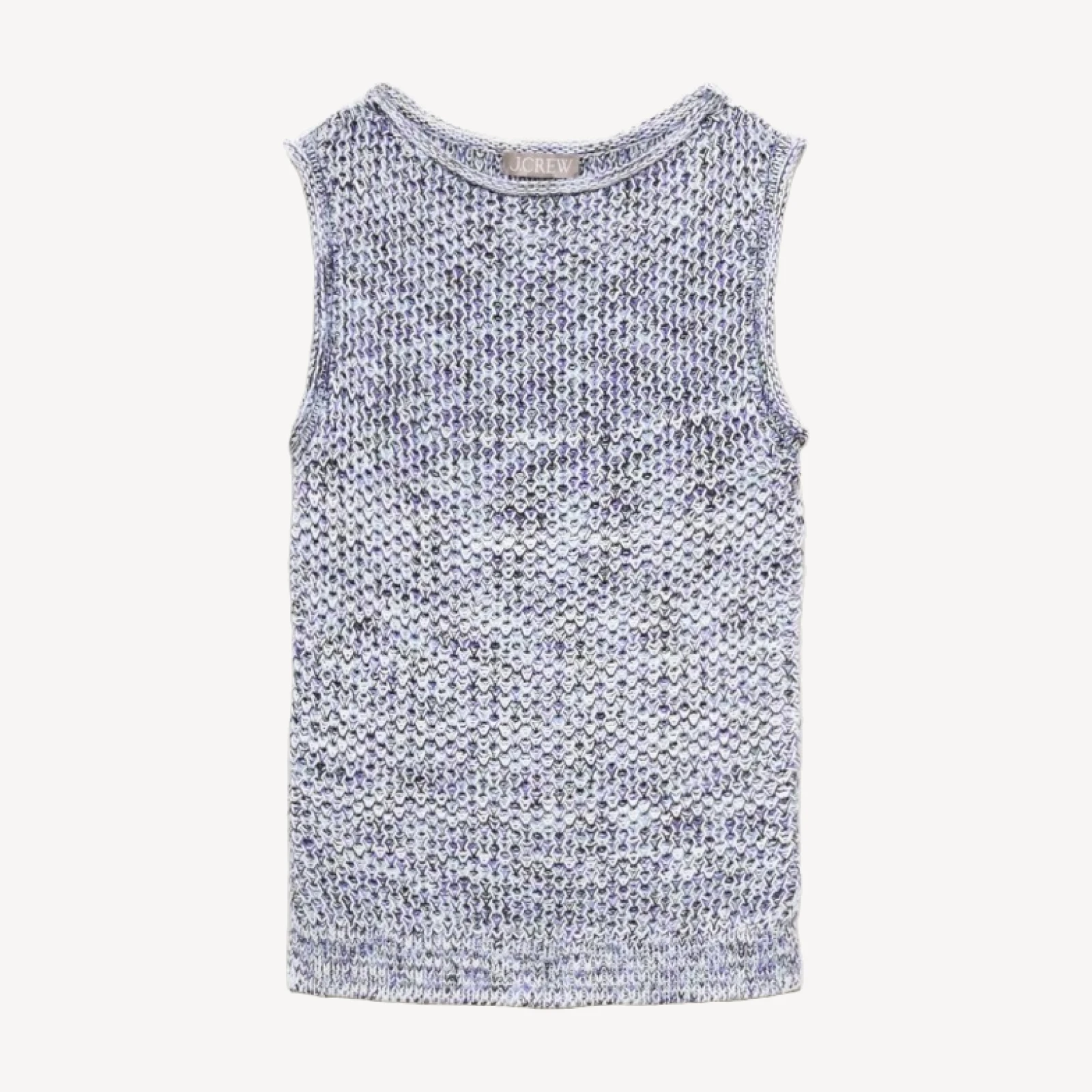 Space-dyed sweater-tank
