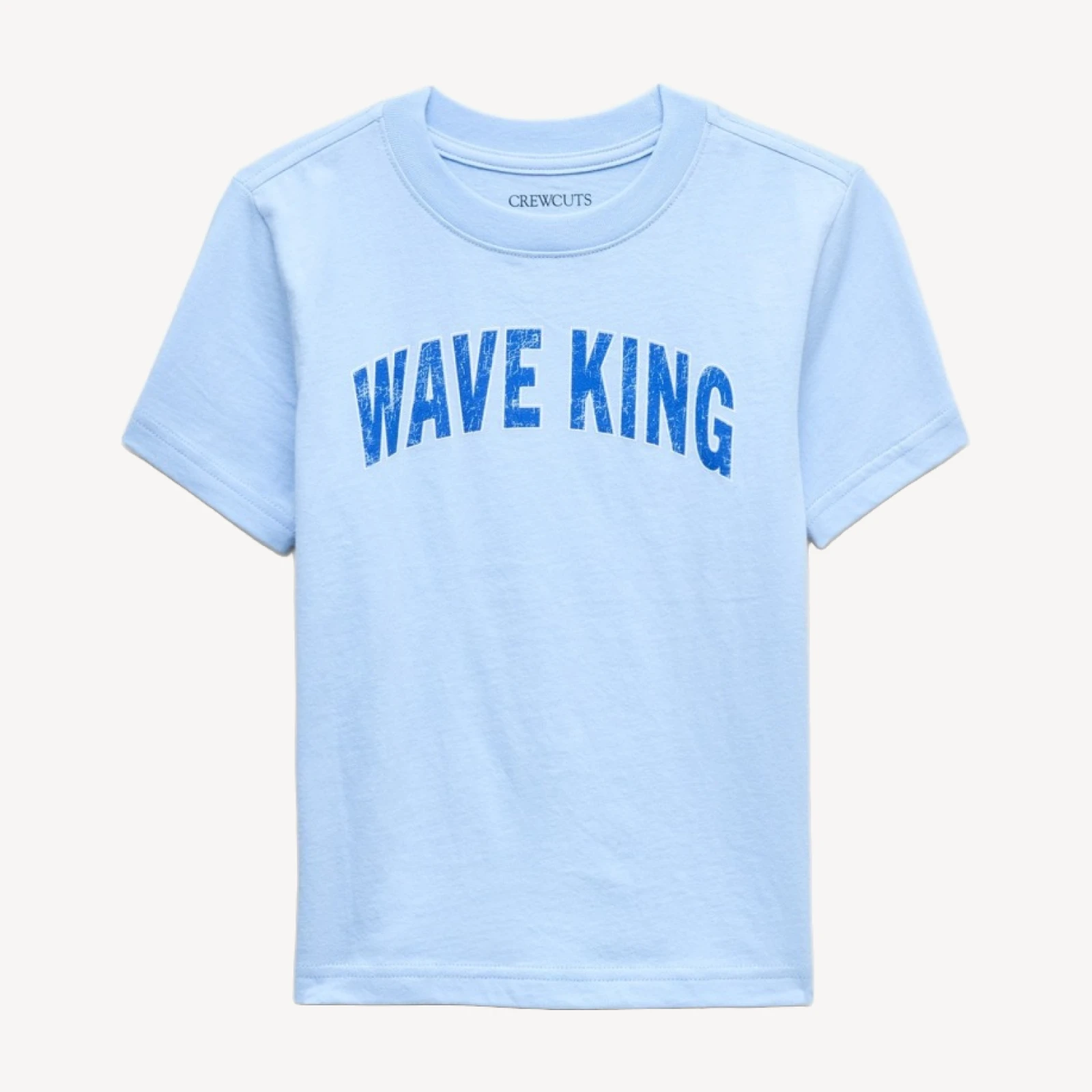 Kids' short-sleeve "Wave king" graphic T-shirt