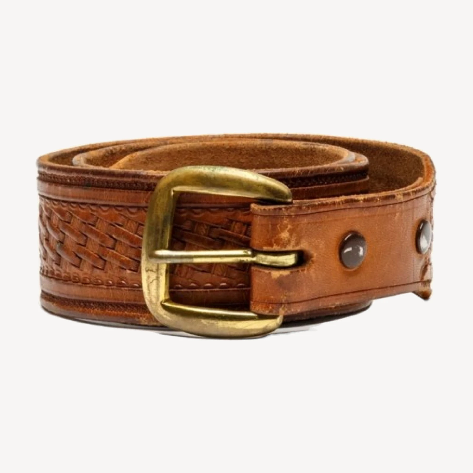 RE/DONE Vintage | 70s Tooled Leather Belt