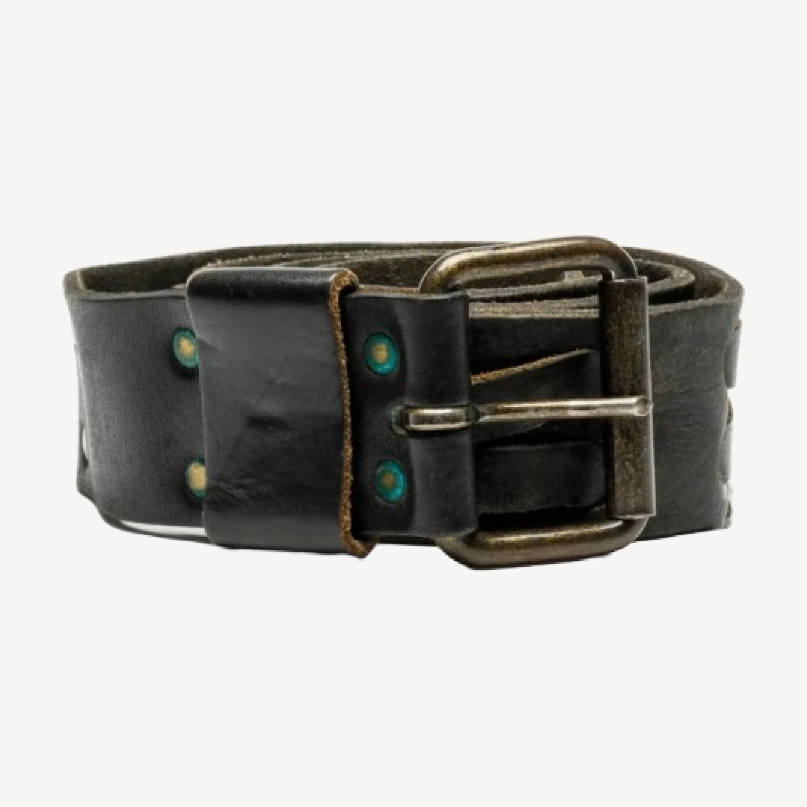 RE/DONE Vintage | 70s Leather Belt with Braiding