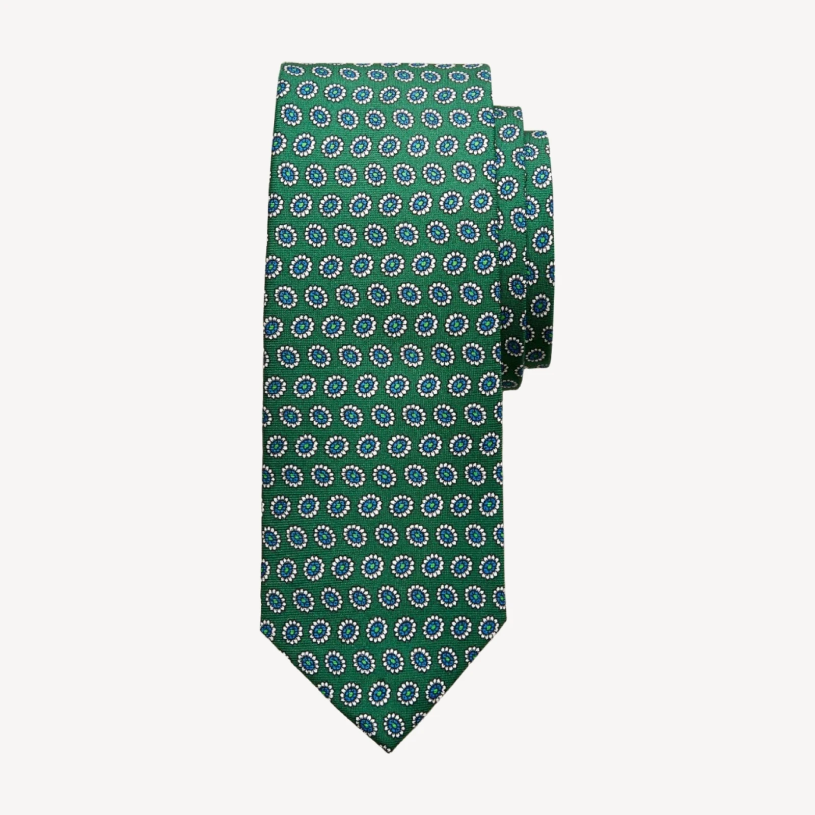 Italian silk tie in floral print