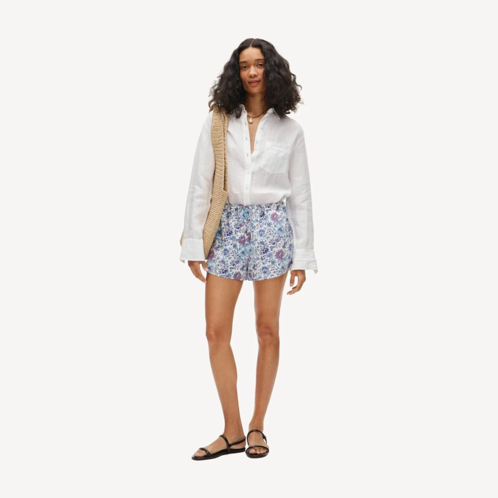 Cruise short in Liberty® blue Christelle fabric