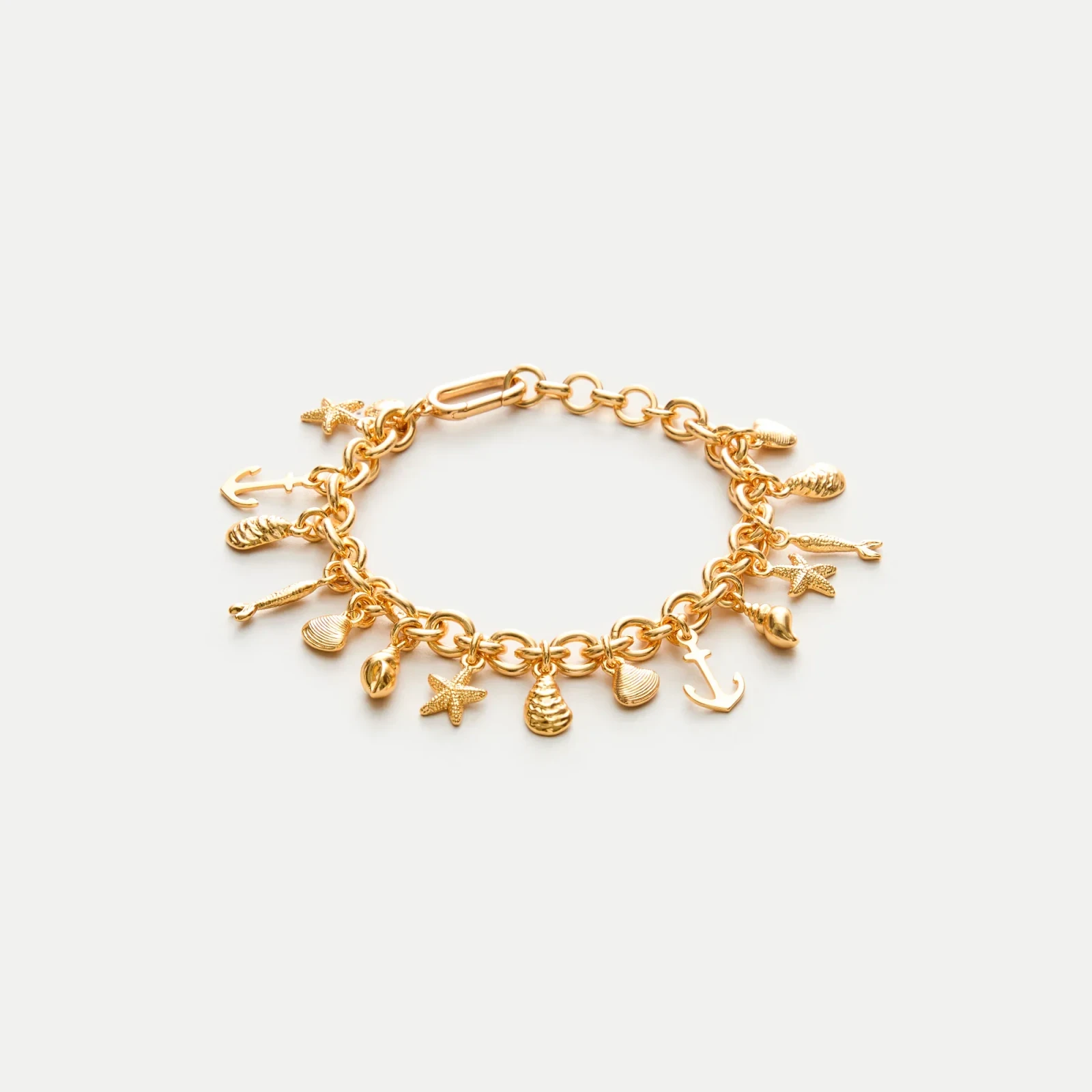 Nautical charm bracelet