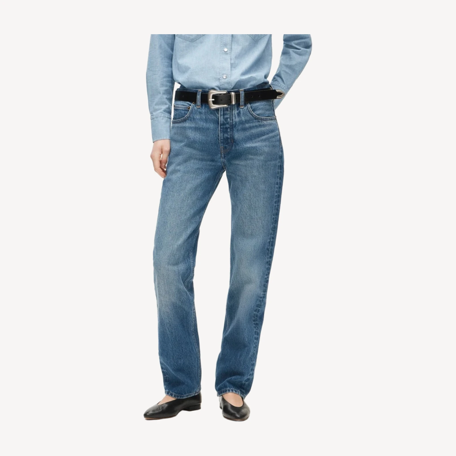 Western straight jean