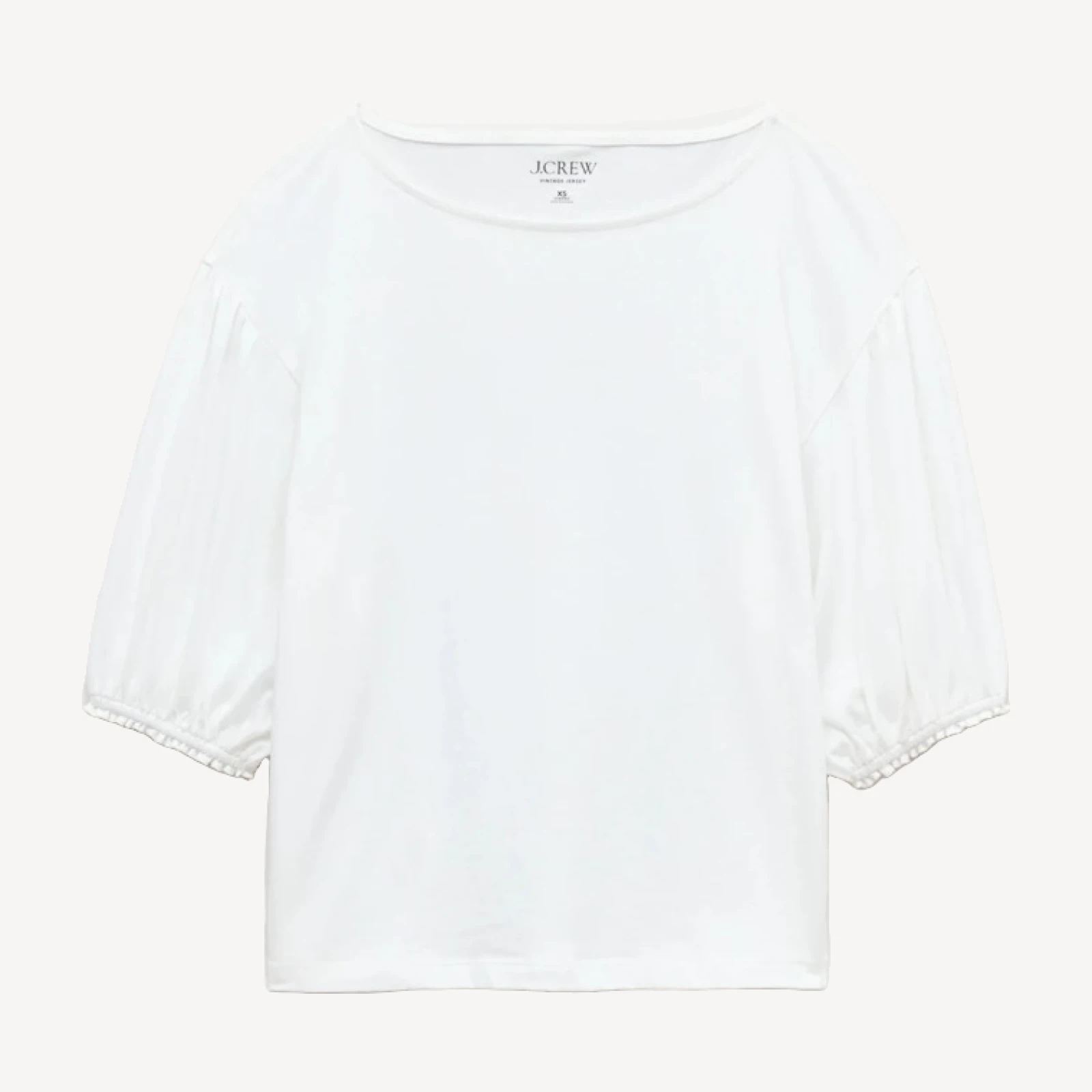 Vintage jersey blouson-sleeve T-shirt