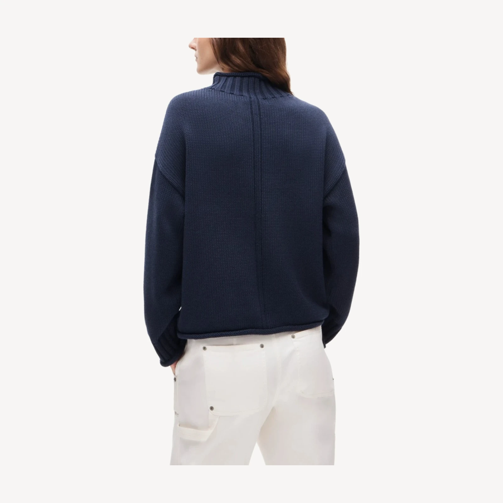 2025 Rollneck™ sweater with New York instarsia