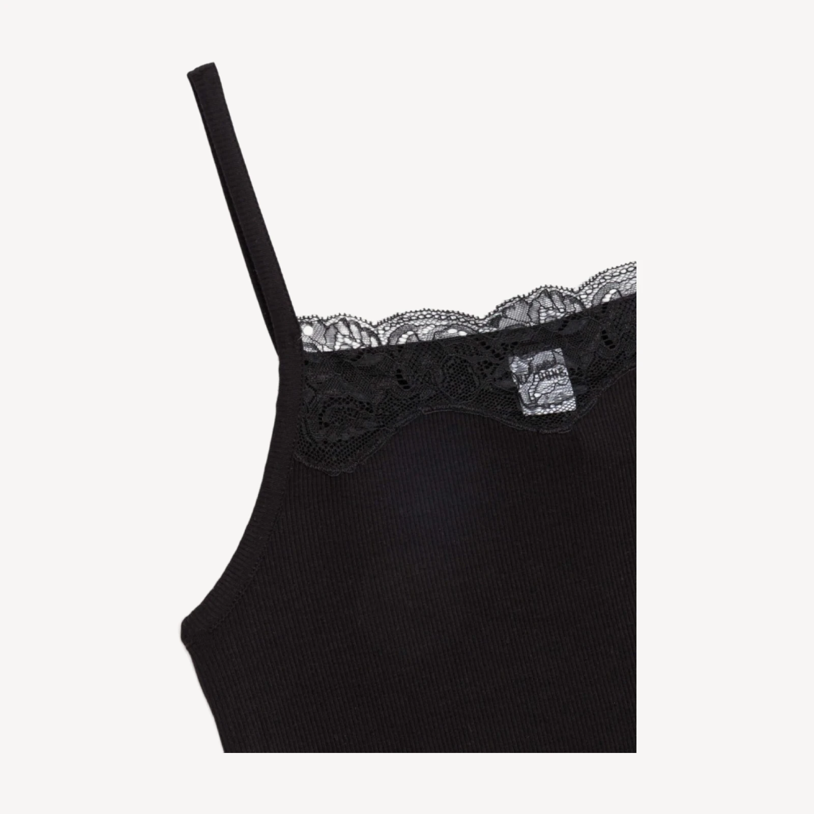 Lace Ribbed Cami