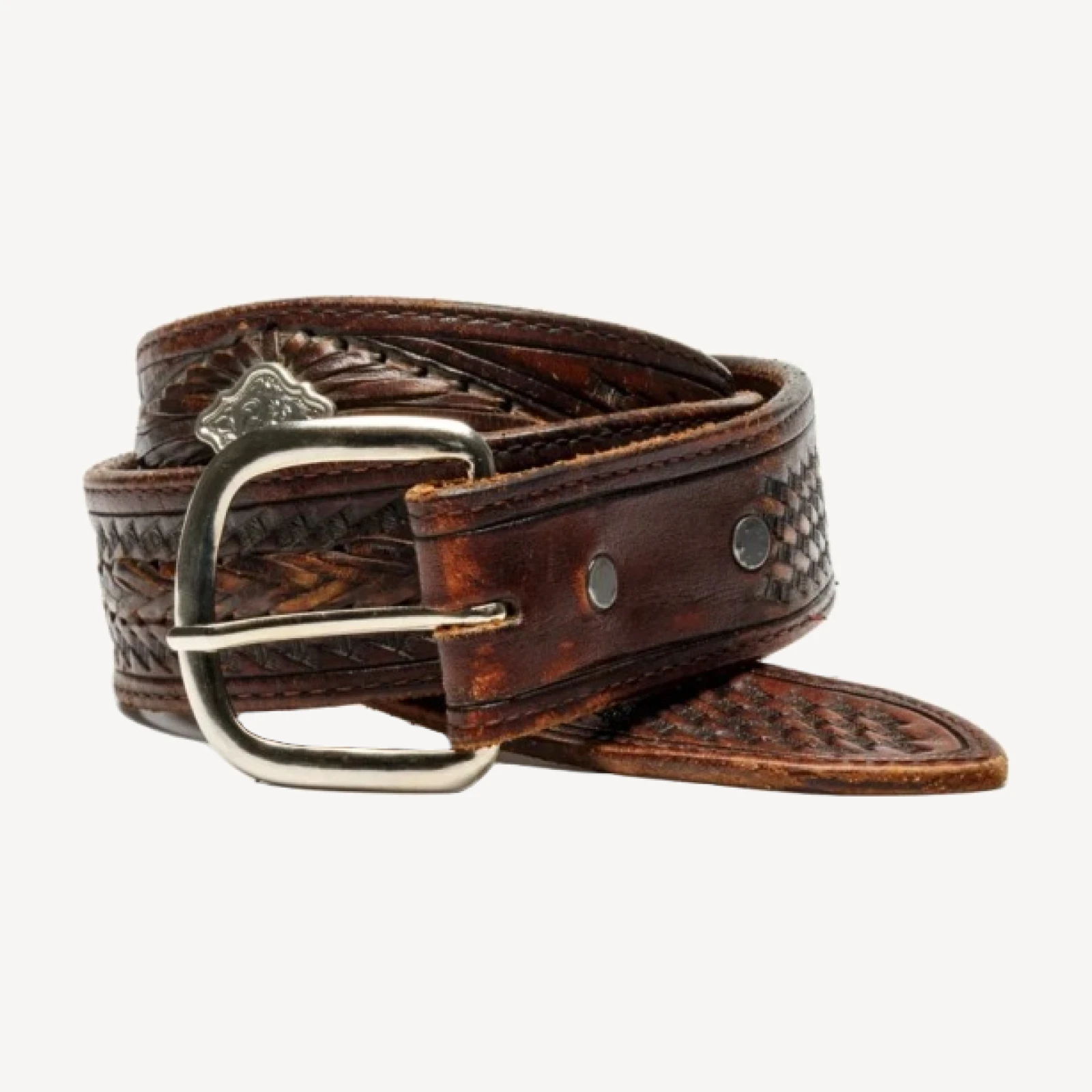 RE/DONE Vintage | 80s Concho Leather Belt